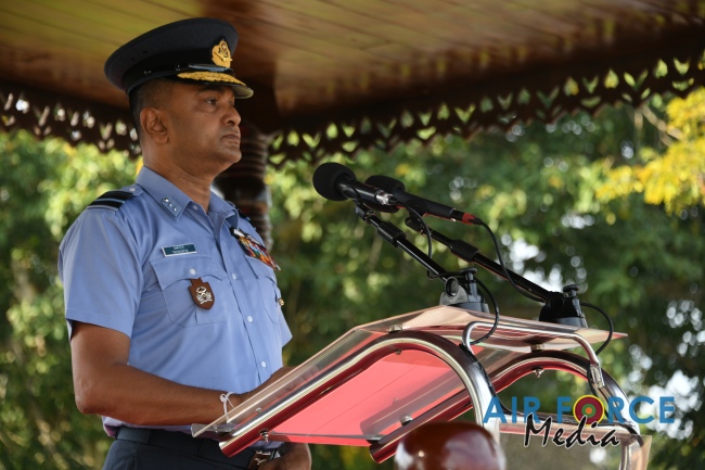 CHANGE OF COMMAND AT AIR FORCE BASE KATUNAYAKE