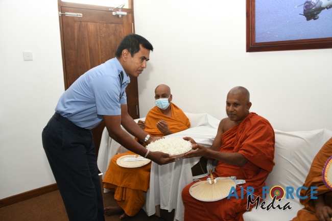CHANGE OF COMMAND AT AIR FORCE BASE KATUNAYAKE
