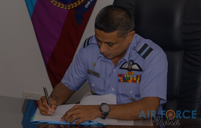 CHANGE OF COMMAND OF THE SLAF BASE ANURADHAPURA