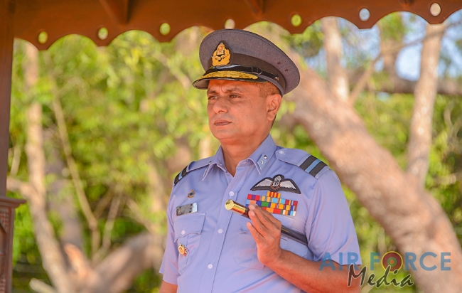 CHANGE OF COMMAND OF THE SLAF BASE ANURADHAPURA