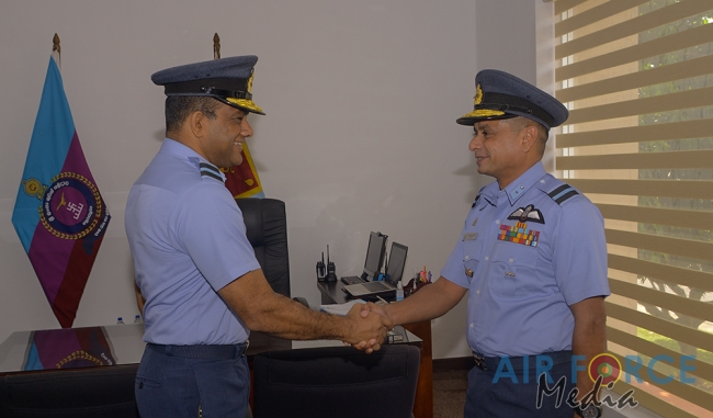 CHANGE OF COMMAND OF THE SLAF BASE ANURADHAPURA
