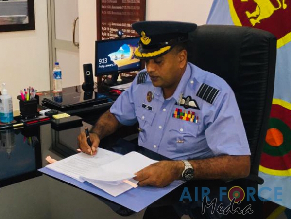 CHANGE OF COMMAND AT SLAF STATION PALALY