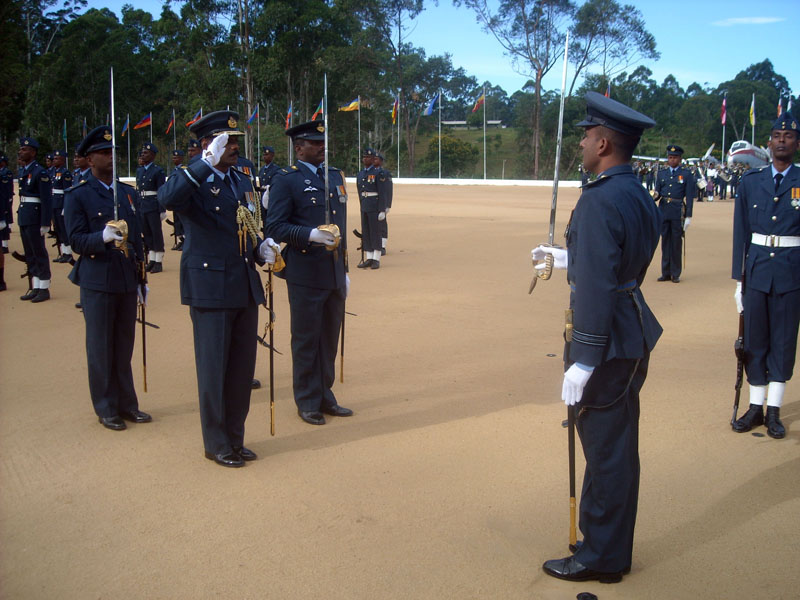 CHANGE OF COMMAND AT SLAF Station Diyatalawa