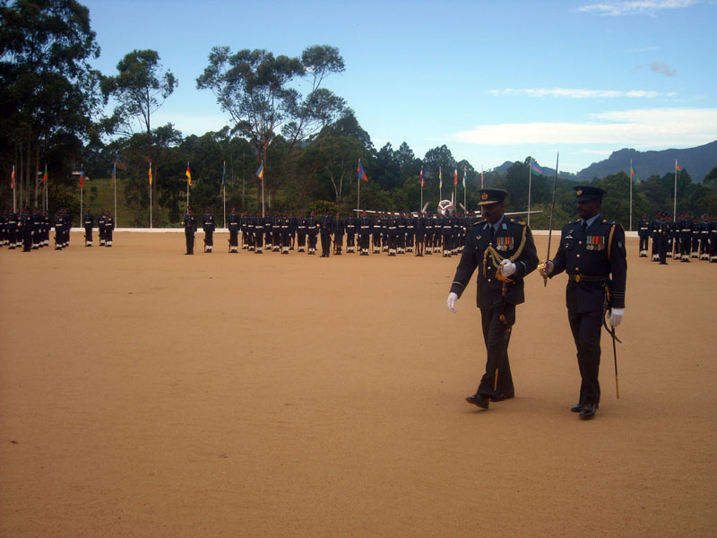 CHANGE OF COMMAND AT SLAF Station Diyatalawa