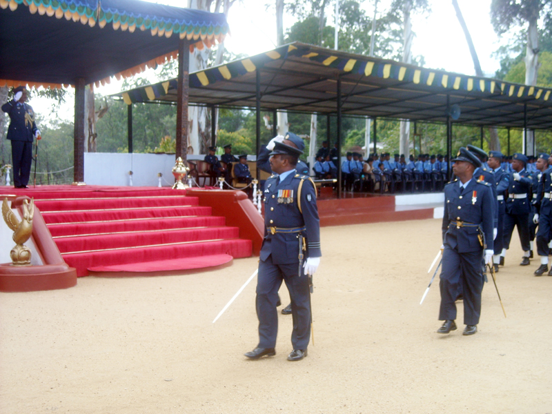 CHANGE OF COMMAND AT SLAF Station Diyatalawa