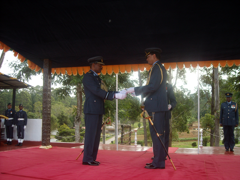CHANGE OF COMMAND AT SLAF Station Diyatalawa