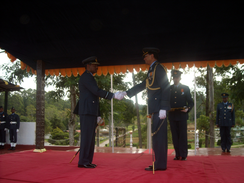 CHANGE OF COMMAND AT SLAF Station Diyatalawa