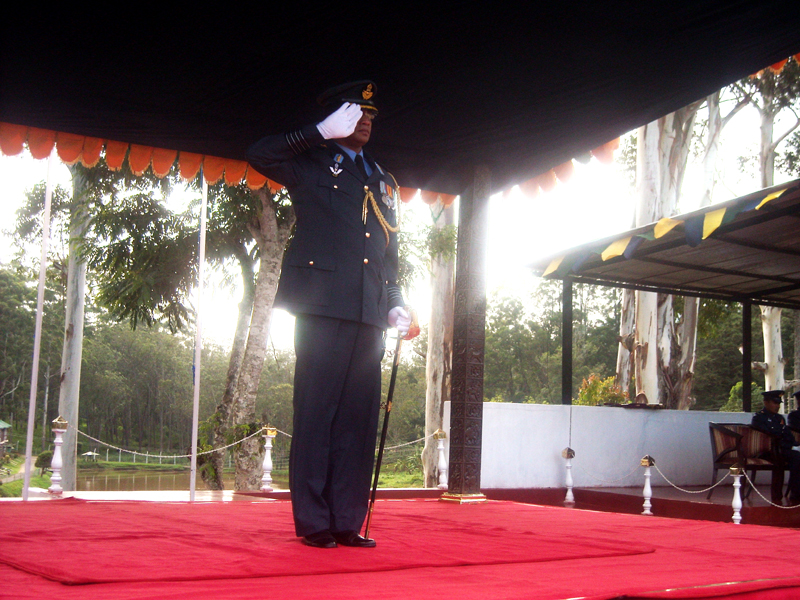 CHANGE OF COMMAND AT SLAF Station Diyatalawa