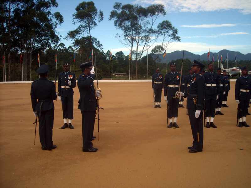 CHANGE OF COMMAND AT SLAF Station Diyatalawa