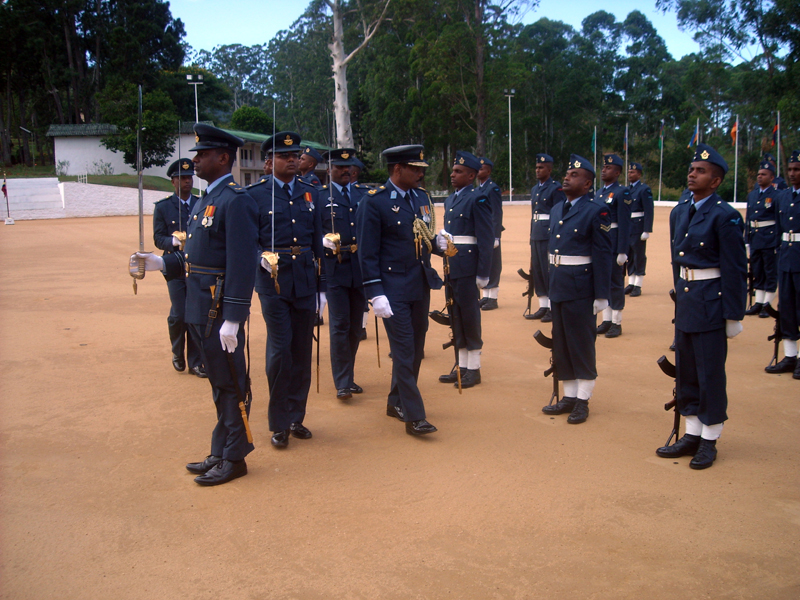 CHANGE OF COMMAND AT SLAF Station Diyatalawa