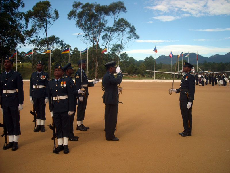 CHANGE OF COMMAND AT SLAF Station Diyatalawa
