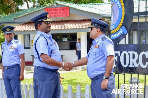CHANGE OF COMMAND AT SLAF STATION AMPARA