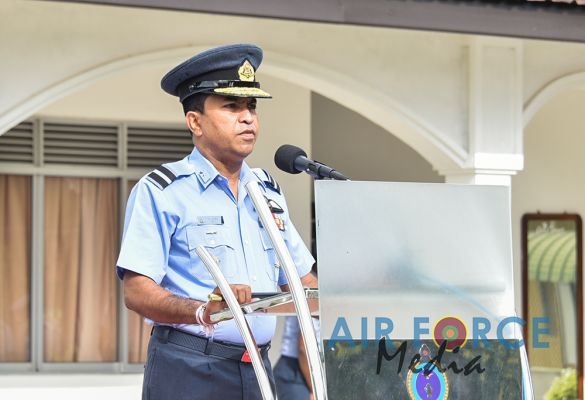 CHANGE OF COMMAND AT SLAF BASE RATMALANA