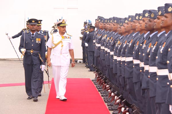 Chief of the Indian Naval Staff calls on Air Force Head Quarters. Chief of the Indian Naval Staff calls on Air Force Head Quarters.