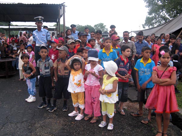 Children’s Party at SLAF Base Hingurakgoda