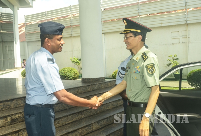 A Delegation from the China NDU Visits Air Force Headquarters