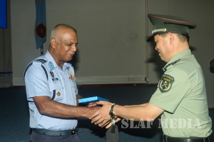 A Delegation from the China NDU Visits Air Force Headquarters