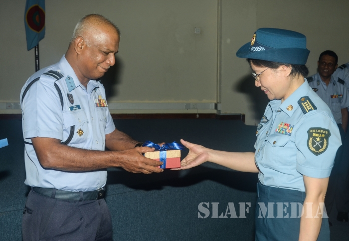 A Delegation from the China NDU Visits Air Force Headquarters