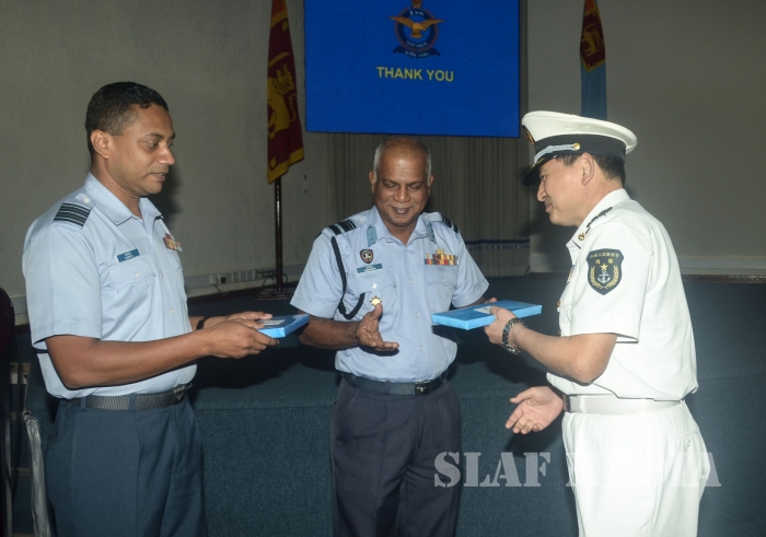 A Delegation from the China NDU Visits Air Force Headquarters
