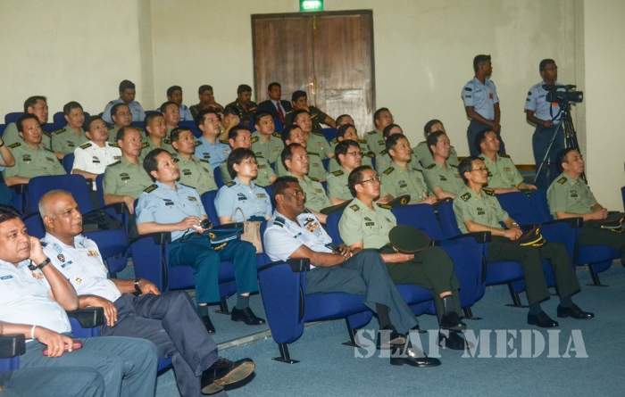 A Delegation from the China NDU Visits Air Force Headquarters