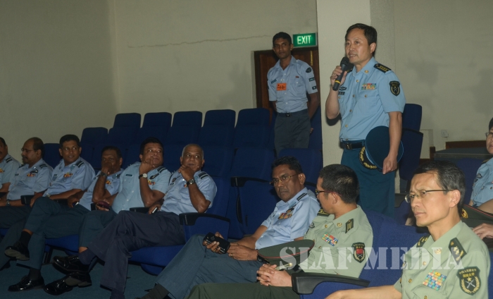A Delegation from the China NDU Visits Air Force Headquarters