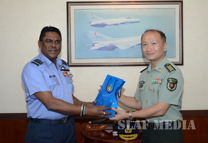 Air Chief Marshal Liu Yazhou calls on the Commander of the Air Force