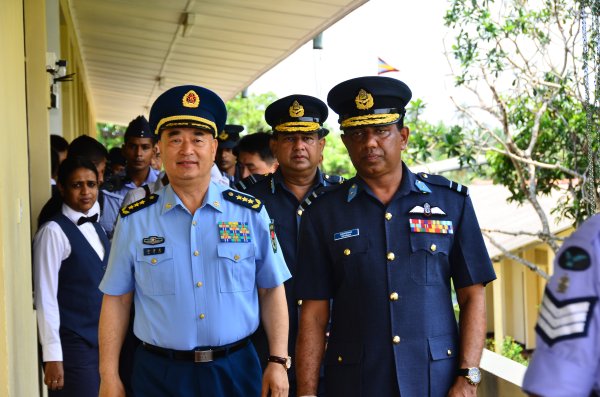 Gen Xu Qi Liang visits sacred Sri Dalada Maligawa and SLAF Base Katunayeka