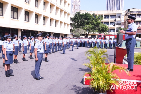 THE
CHANGE OF COMMAND OF SLAF STATION COLOMBO