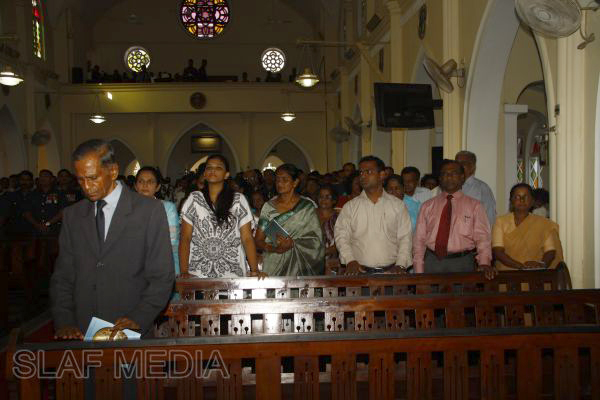The
Annual SLAF Christian Religious Ceremony 2012