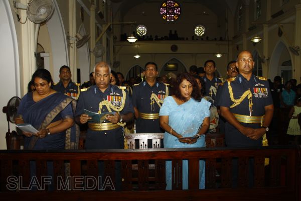 The
Annual SLAF Christian Religious Ceremony 2012