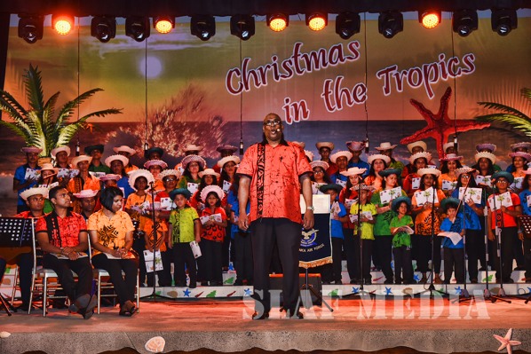 Air Force Christmas Carols with a Tropical Theme