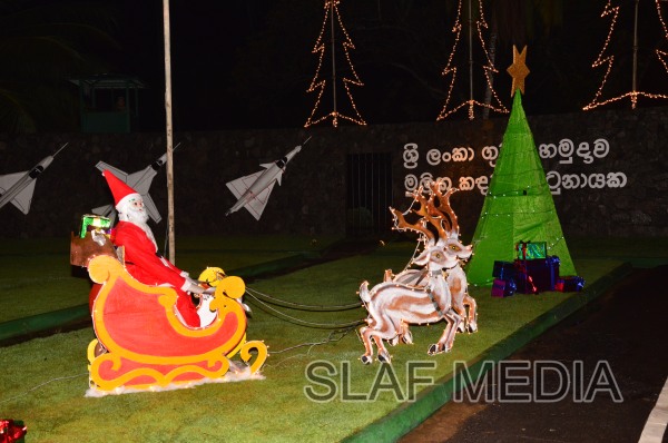 Christmas Decorations at SLAF Base Katunayake