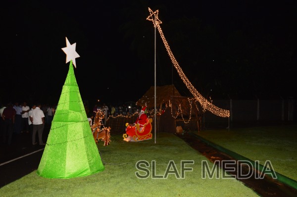 Christmas Decorations at SLAF Base Katunayake