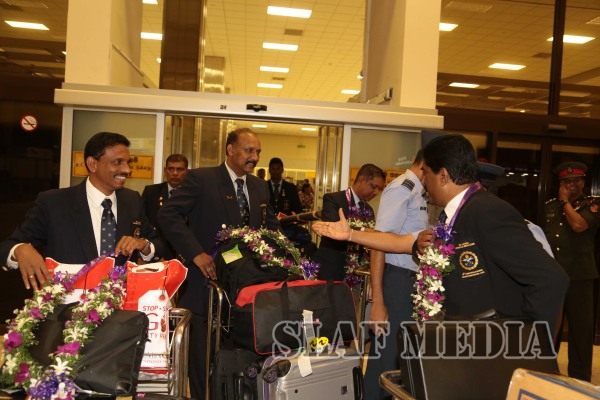 Sri Lanka Team for 6th World Military Games Arrived