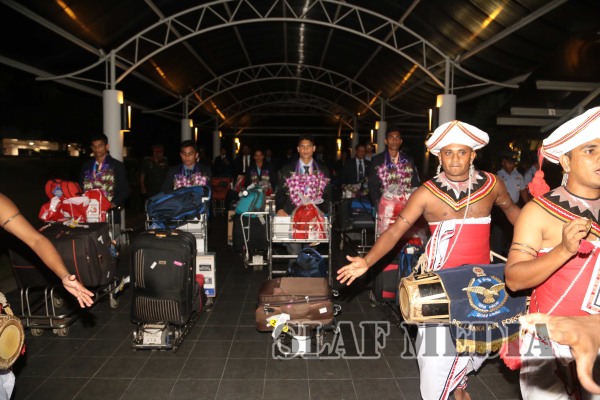 Sri Lanka Team for 6th World Military Games Arrived