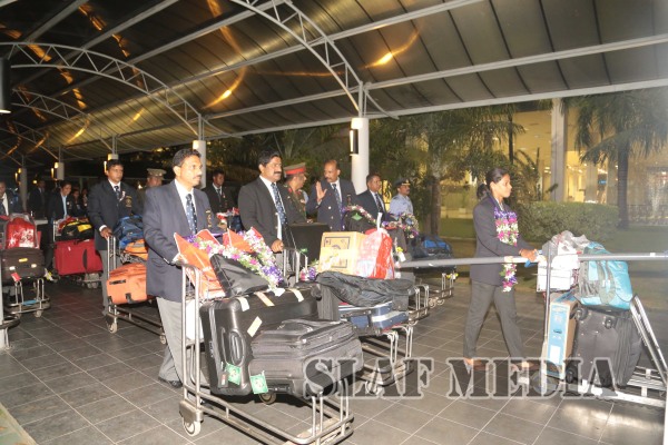 Sri Lanka Team for 6th World Military Games Arrived