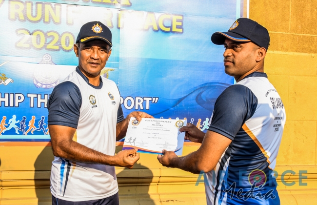 SLAF Participates at the 2020 CISM Day Run