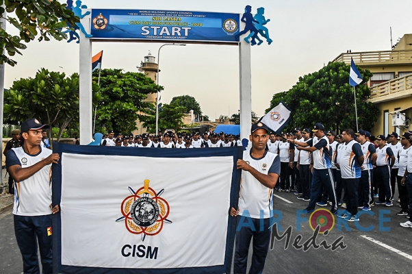 SLAF Participates at the 2020 CISM Day Run
