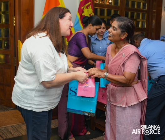 SLAF SEVA VANITHA UNIT WELCOMES SPOUSES OF CISM DELEGATION WITH CULTURAL RECEPTION