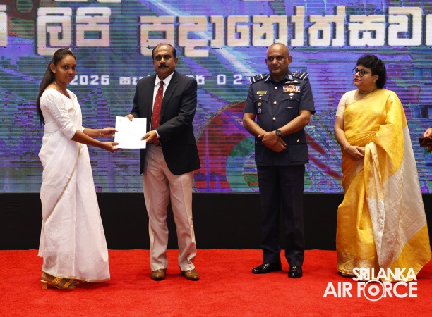 160 NEW RECRUITS JOIN THE SRI LANKA AIR FORCE CIVIL SERVICE