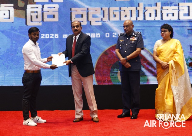 160 NEW RECRUITS JOIN THE SRI LANKA AIR FORCE CIVIL SERVICE