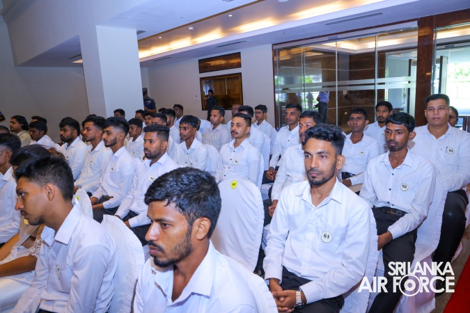160 NEW RECRUITS JOIN THE SRI LANKA AIR FORCE CIVIL SERVICE