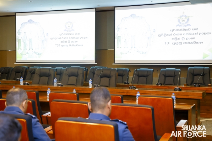 TRAINING OF TRAINERS SESSION ON “CLEAN SRI LANKA” INITIATIVE CONDUCTED AT SLAF