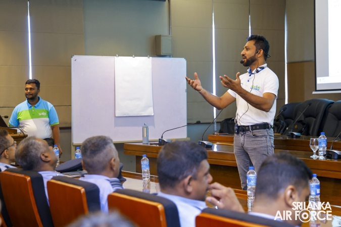 TRAINING OF TRAINERS SESSION ON “CLEAN SRI LANKA” INITIATIVE CONDUCTED AT SLAF
