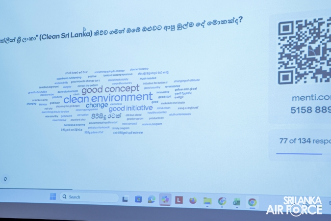 TRAINING OF TRAINERS SESSION ON “CLEAN SRI LANKA” INITIATIVE CONDUCTED AT SLAF