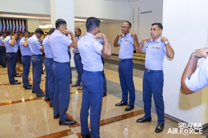 TRAINING OF TRAINERS SESSION ON “CLEAN SRI LANKA” INITIATIVE CONDUCTED AT SLAF