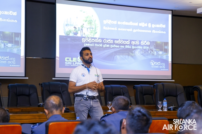 TRAINING OF TRAINERS SESSION ON “CLEAN SRI LANKA” INITIATIVE CONDUCTED AT SLAF