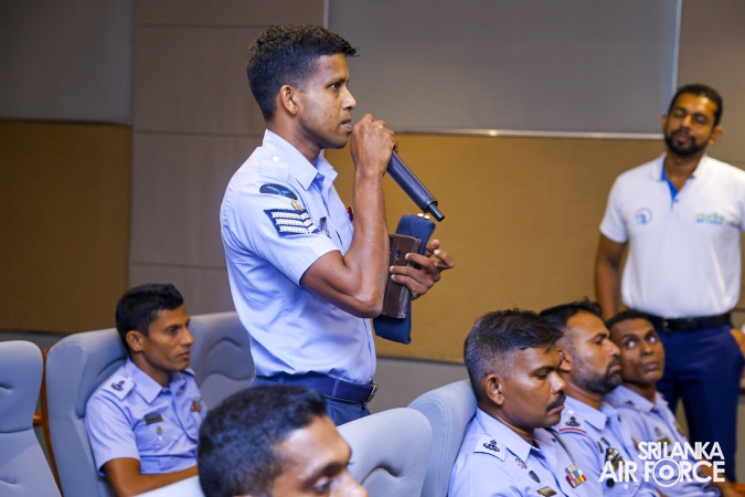 TRAINING OF TRAINERS SESSION ON “CLEAN SRI LANKA” INITIATIVE CONDUCTED AT SLAF