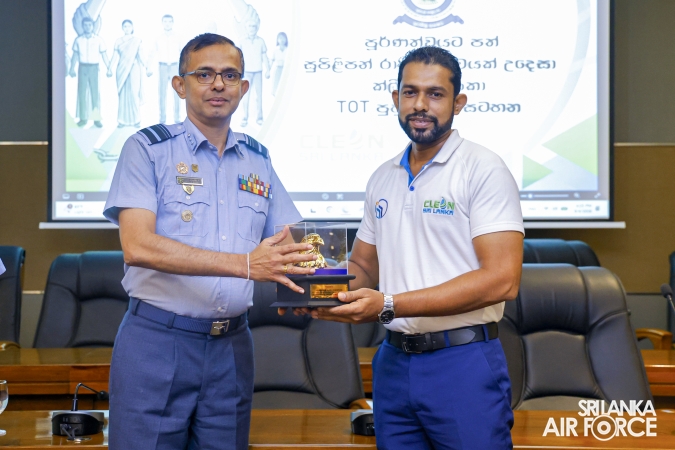 TRAINING OF TRAINERS SESSION ON “CLEAN SRI LANKA” INITIATIVE CONDUCTED AT SLAF