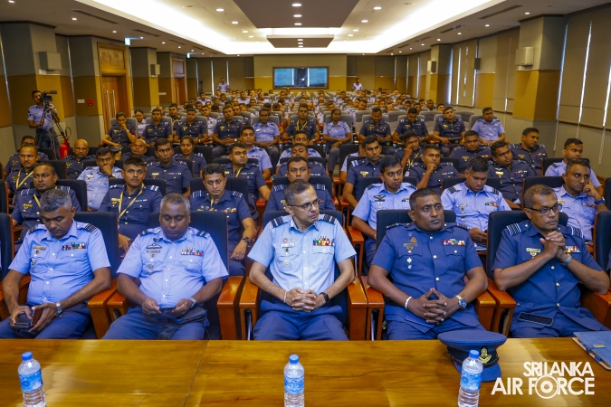 TRAINING OF TRAINERS SESSION ON “CLEAN SRI LANKA” INITIATIVE CONDUCTED AT SLAF